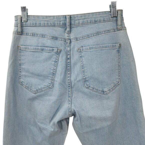 FOREVER 21 High Waist Raw Hem Skinny Jeans Womens Size 28 - Picture 8 of 8